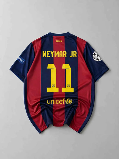 Barcelona 2014 Home Neymar Half Sleeves